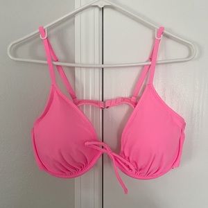 pink bikini top